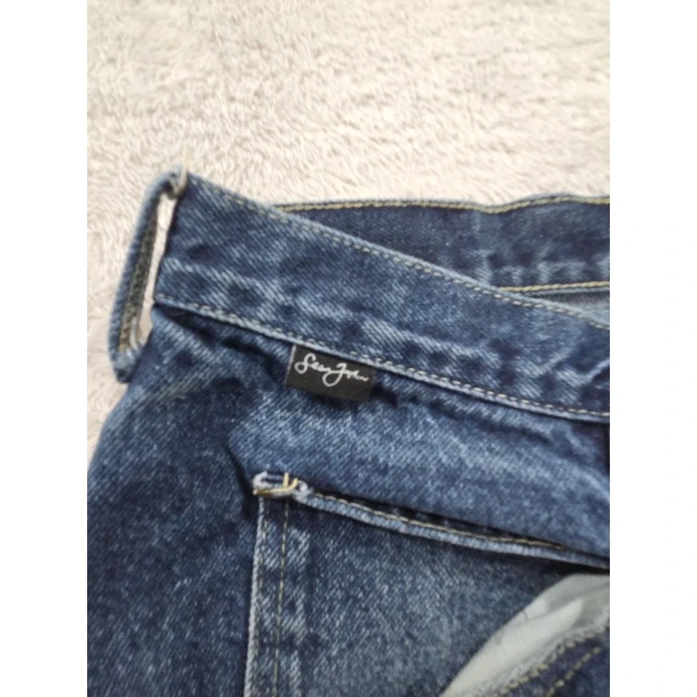 Vintage Y2K Sean John Baggy Medium Wash Jeans Mens Sz 40x32 Hip Hop